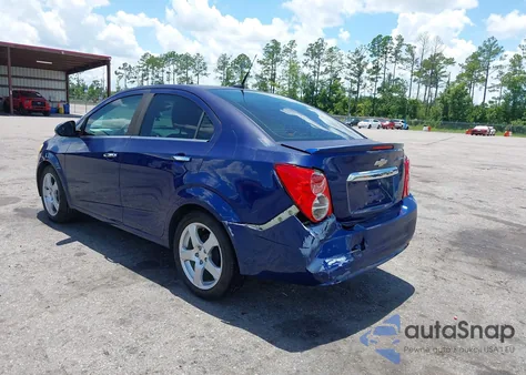 2013 Chevrolet Sonic Ltz Auto из США, поврежденный, VIN 1G1JE5SH1D4151118
